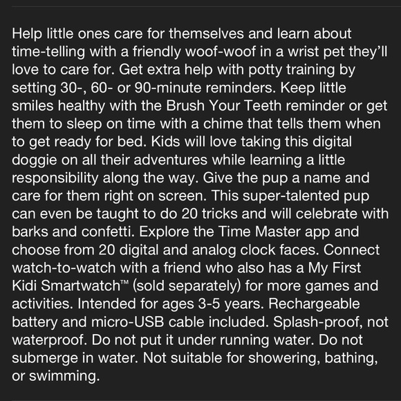 VTech My First Kidi Smartwatch Purple - Picture 5 of 16